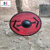 Medieval Bjorn Ironside Battleworn Viking Shield Handmade Wooden Replicated Blackened Hammered Boss view 4