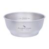 Boundless Voyage Titanium Dish Plate with Carry Mesh Bag - Outdoor Titanium Dishware and Utensils Mess Kit - Single-Walled Bowls for Camping and Backpacking - Ti15163BB view 1