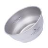 Boundless Voyage Titanium Dish Plate with Carry Mesh Bag - Outdoor Titanium Dishware and Utensils Mess Kit - Single-Walled Bowls for Camping and Backpacking - Ti15163BB view 3