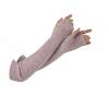 Facecozy Arm Warmer Women Warm Cashmere Blend Long Fingerless Gloves for Men and Women Typing Gloves for Computer with Thumb Hole (Mix Camel, 16"/40.5cm) view 1