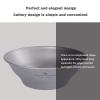 Boundless Voyage Titanium Dish Plate With Carry Mesh Bag - Outdoor Dishware and Utensils Mess Kit, Single-Walled Bowls for Camping Backpack Ti15164BB view 4