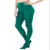 HeyUU Women's 80D Ultra Soft Opaque Tights, High Waist Solid Color Footed Pantyhose with 29 Colors dark green sm view 3