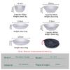 Boundless Voyage Titanium Dish Plate and Utensils Mess Kit with Carry Mesh Bag - Single-Walled Bowls for Camping and Backpacking - Ti15167A view 2