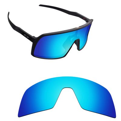 Alphax Ice Blue Polarized Replacement Lenses for Oakley Sutro Asian Fit OO9406A