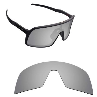 Alphax Silver Titanium Polarized Replacement Lenses for Oakley Sutro Asian Fit OO9406A