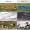 GHB Agility Ladder Speed Training Ladder 20 Feet 12 Rung Exercise Ladder, 10 Disc Cones,Resistance Parachute,Football Training Equipment Set view 3