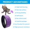 Yoga Wheel Back Roller - Mandala Massage Wheel with PU Rubber Cushion, Dharma Circle Assist Foam Roller for Stretching, Increasing Flexibility, Back Pain And Improving Yoga Poses, Backbends (Purple) view 4