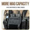 VISMIX Tactical Chest Rig, Adjustable & Detachable Chest Rig Molle Military Chest Bag Pack with Magazine Pouch for Men Hunting Shooting view 2