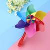 BESPORTBLE Bike Handlebar Pinwheel Children Windmill Tricycle Windmill Bike Spinning Pinwheel Decoration for Kid Scooter Cycling Accessories Red Long Pole view 2