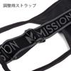 MISSION Allstar Marketing Group All Season Adjustable Sport Mask BlackGray 1 pc. - Case of: 1, 109478 view 2