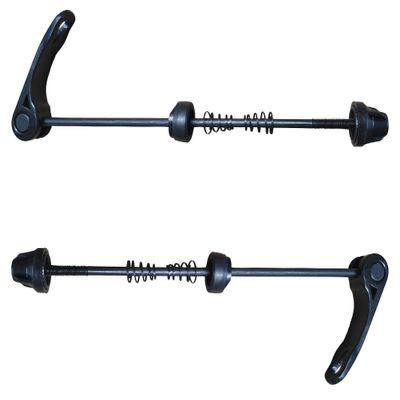 Bike Axle Quick Release Skewer Front Bicycle Axle Wheel Hub Fit for Fat Tire Road Bike, Mountain Bike (Black 2)