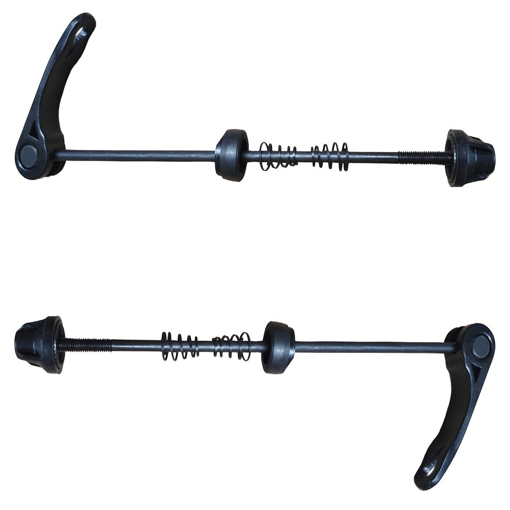 Bike Axle Quick Release Skewer Front Bicycle Axle Wheel Hub Fit for Fat Tire Road Bike, Mountain Bike (Black 2)