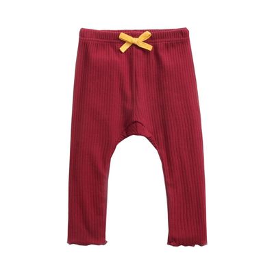 Sanlutoz Princess Baby Girls Long Pants Cute Cotton Baby Bottoms Casual Fashion Baby Pants (0-6 Months, BPW2062-RD)