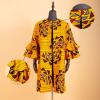 African Women Coat Ankara Print Long Jacket Tops Wax Dashiki Clothes 649 5X view 2