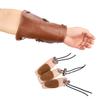 Obert Archery Adjustable Protective Arm Guard Forearm Protector Armband + Finger Guard for Shooting Hunting view 1
