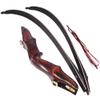 58 Inch Takedown Recurve Bow and Arrow Set 20-50 Lbs ILF Bow Riser Right Hand Longbow for Hunting Target Practice (Red, 30 Lbs) view 3