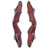 58 Inch Takedown Recurve Bow and Arrow Set 20-50 Lbs ILF Bow Riser Right Hand Longbow for Hunting Target Practice (Red, 50 Lbs) view 4