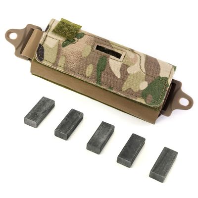 QWORK Helmet Counterbalance Weight Bag, Tactical Helmet Counterweight NVG Pouch Compatible with OPS Fast BJ PJ MH Tactical Helmets/Helmet Accessories