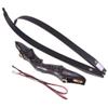 58 Inch Takedown Recurve Bow and Arrow Set 20-50 Lbs ILF Bow Riser Right Hand Longbow for Hunting Target Practice (Black, 20 Lbs) view 3