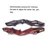 58 Inch Takedown Recurve Bow and Arrow Set 20-50 Lbs ILF Bow Riser Right Hand Longbow for Hunting Target Practice (Black, 20 Lbs) view 4