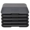 ZENY 16" x 16" High Aerobic Step Aerobics Stepper Platform with 4 Risers, Exercise Workout Stepper, Home Gym Equipment, Fitness Step Platform, Adjustable Aerobic Stepper view 1