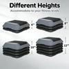 ZENY 16" x 16" High Aerobic Step Aerobics Stepper Platform with 4 Risers, Exercise Workout Stepper, Home Gym Equipment, Fitness Step Platform, Adjustable Aerobic Stepper view 2