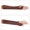 Obert Archery Arm Guards PU Leather Shooting Protection Gear with Adjustable Straps for Bow Hunting Shooting Arm Protector (Brown) view 3