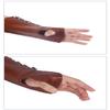 Obert Archery Arm Guards PU Leather Shooting Protection Gear with Adjustable Straps for Bow Hunting Shooting Arm Protector (Brown) view 4