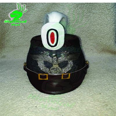 Parussian Shako Helmet for Officer Ranks of The Jagerbatallion Tschako Helmet-S2