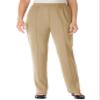 Woman Within Plus Size Knit Pull-On Elastic-Waist Pants - 42 W, New Khaki view 1