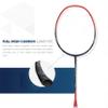 Li-Ning Air Force 77 G2 Carbon Fibre Unstrung Badminton Racket with Full Cover, NAVY/RED view 2