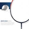 Li-Ning Air Force 77 G2 Carbon Fibre Unstrung Badminton Racket with Full Cover, NAVY/RED view 3