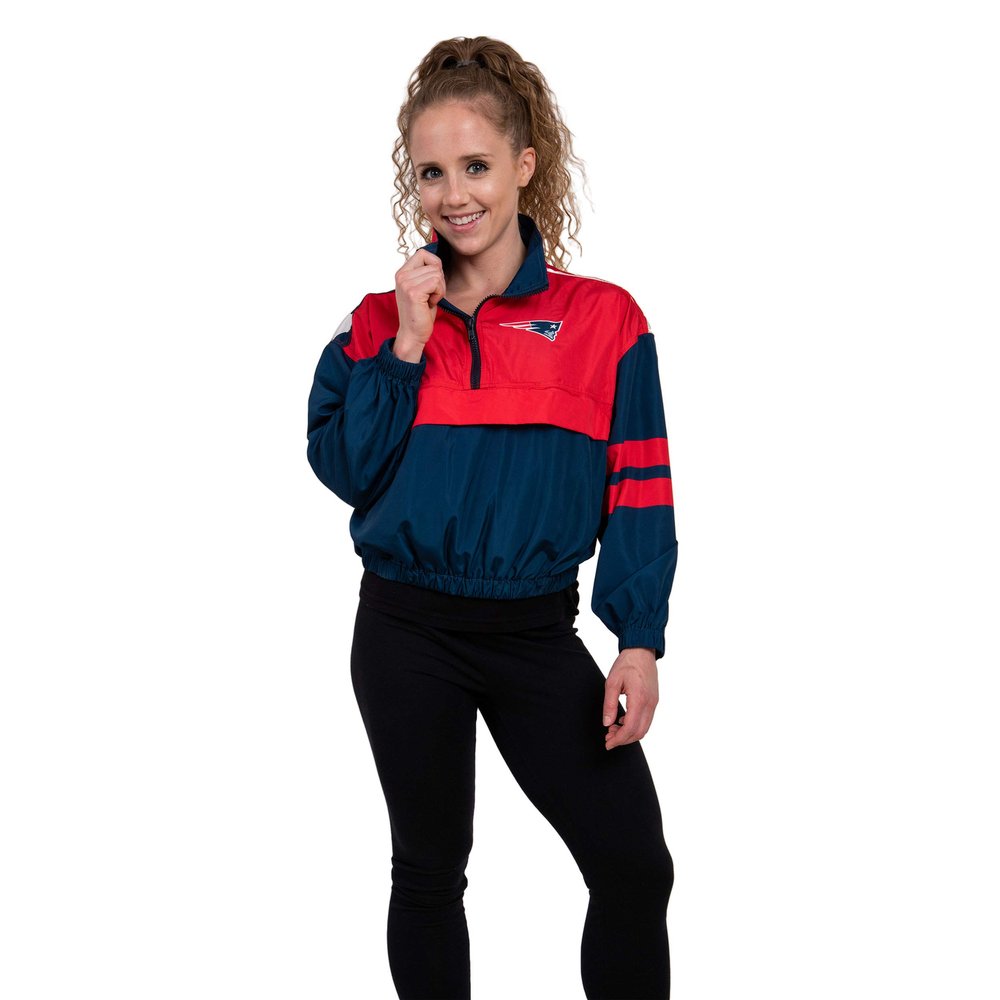 FOCO New England Patriots NFL Winning Play Windbreaker - Womens - S