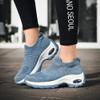 Women's Walking Shoes Sock Sneakers - Breathable Mesh Slip On Lady Girls Work Nursing Easy Shoes Platform Loafers Light Blue 8 view 2