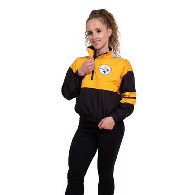 FOCO Pittsburgh Steelers NFL Winning Play Windbreaker - Womens - XL