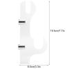 TOPINCN Acrylic Katana Wall Mount Display Stand, Transparent Sword Holder Brackets, 3.3x7.7 inches, with Hardware and Screws, for Home Office Studio view 3