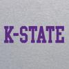AH01 - Kansas State Wildcats Basic Block Hoodie - Medium - Sport Grey view 2