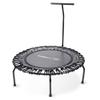JumpSport Compact Round Lightweight 22 Pound Stable Bounce Home and Gym Fitness Indoor Mini Rebounder Trampoline for Adults, Black view 1