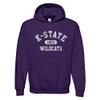 AH20 - Kansas State Wildcats Athletic Arch Hoodie - X-Large - Purple view 1