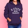 AH20 - Kansas State Wildcats Athletic Arch Hoodie - X-Large - Purple view 3