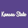 AH1240 - Kansas State Wildcats Basic Script Hoodie - 2X-Large - Purple view 2