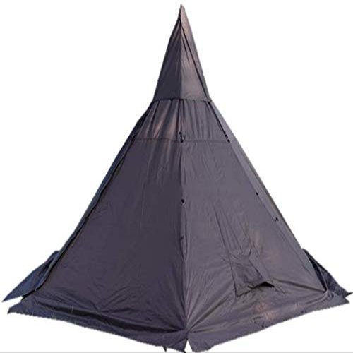 3 Person Tipi Hot Tent 2 Doors Camping Teepee Tent with Stove Jack 7.2FT 4 Season Teepee Tents for Family Team