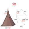 3 Person Tipi Hot Tent 2 Doors Camping Teepee Tent with Stove Jack 7.2FT 4 Season Teepee Tents for Family Team view 2