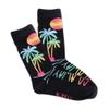 K. Bell Socks Women's Funny Jokes and Wordplay Novelty Crew Socks, Go Away (Black), Shoe Size: 4-10 view 1