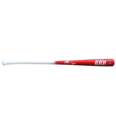 BAMBOOBAT by Pinnacle Sports Equipment INC. Adult Cupped End Long Barrel Bamboo Baseball Bat, White Handle/Royal Barrel, 30"
