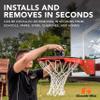 Goalrilla Basketball Goal Rim Blocker Protects Your Hoop with a Lock Out System, Black view 3