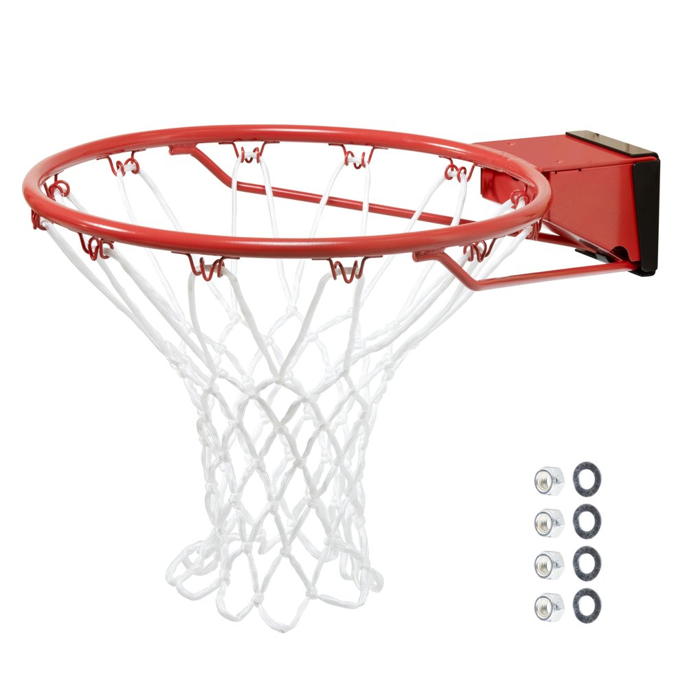 Silverback Standard Breakaway Rim with Nylon Net Compatible with Silverback and Goaliath Portable Basketball Hoops
