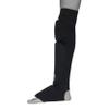 Ultimate - Cloth Shin Instep with Built-in Knee Pad - Karate MMA Boxing Muay Thai Training (Black, Large-XLarge) view 3