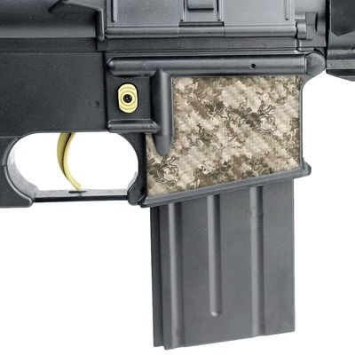 GunWraps Carbon Fiber Skin Compatible with Magwell - Viper Western | Protective, Durable Textured Carbon Fiber Finish | Easy to Apply, Remove, and Change Styles | Made in The USA