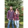 Legendary Whitetails Womens Long Sleeve Plaid Button Up 100% Cotton Flannel Shirt, Holly Berry, XS view 2